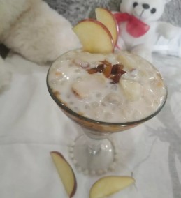 Sabudana Apple pudding Recipe
